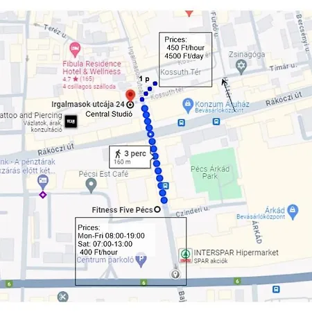 홈스테이 Central Studio 페치