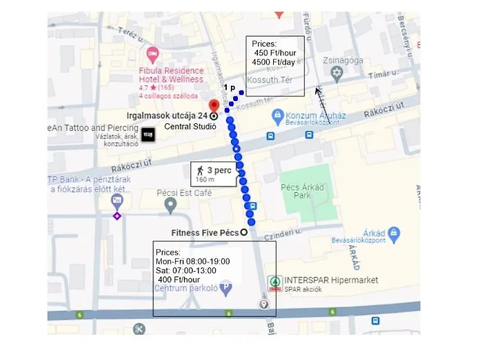 홈스테이 Central Studio 페치